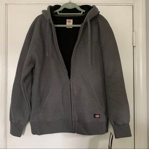 NWT Men’s Dickies Fleece-Lined Zip Up Hoodie